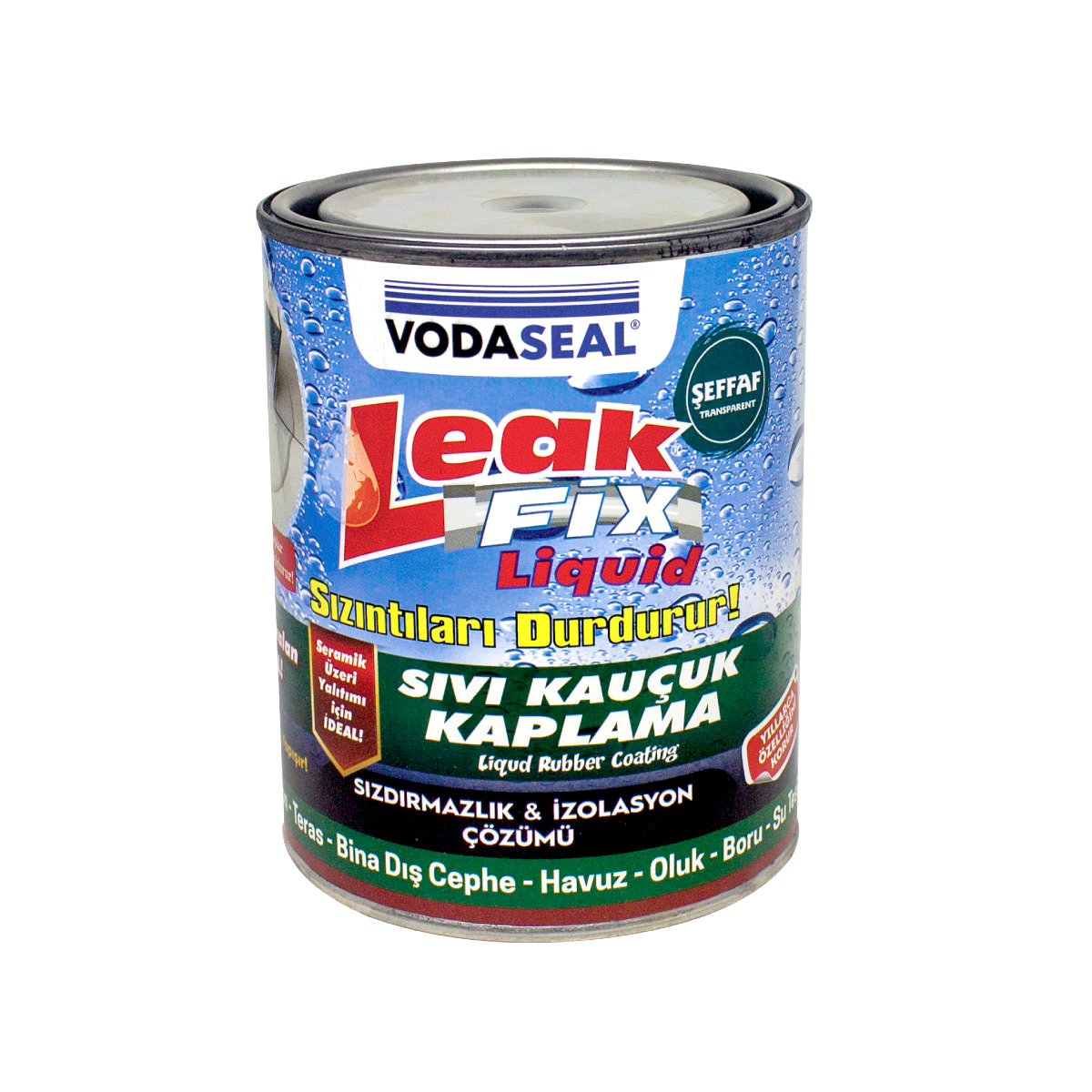 VODASEAL LEAK FIX SIVI KAUÇUK KAPLAMA - 15 KG - SEFFAF